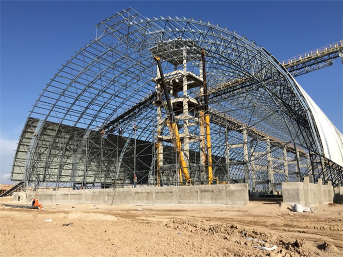 南充煤机油桶翘工程网架